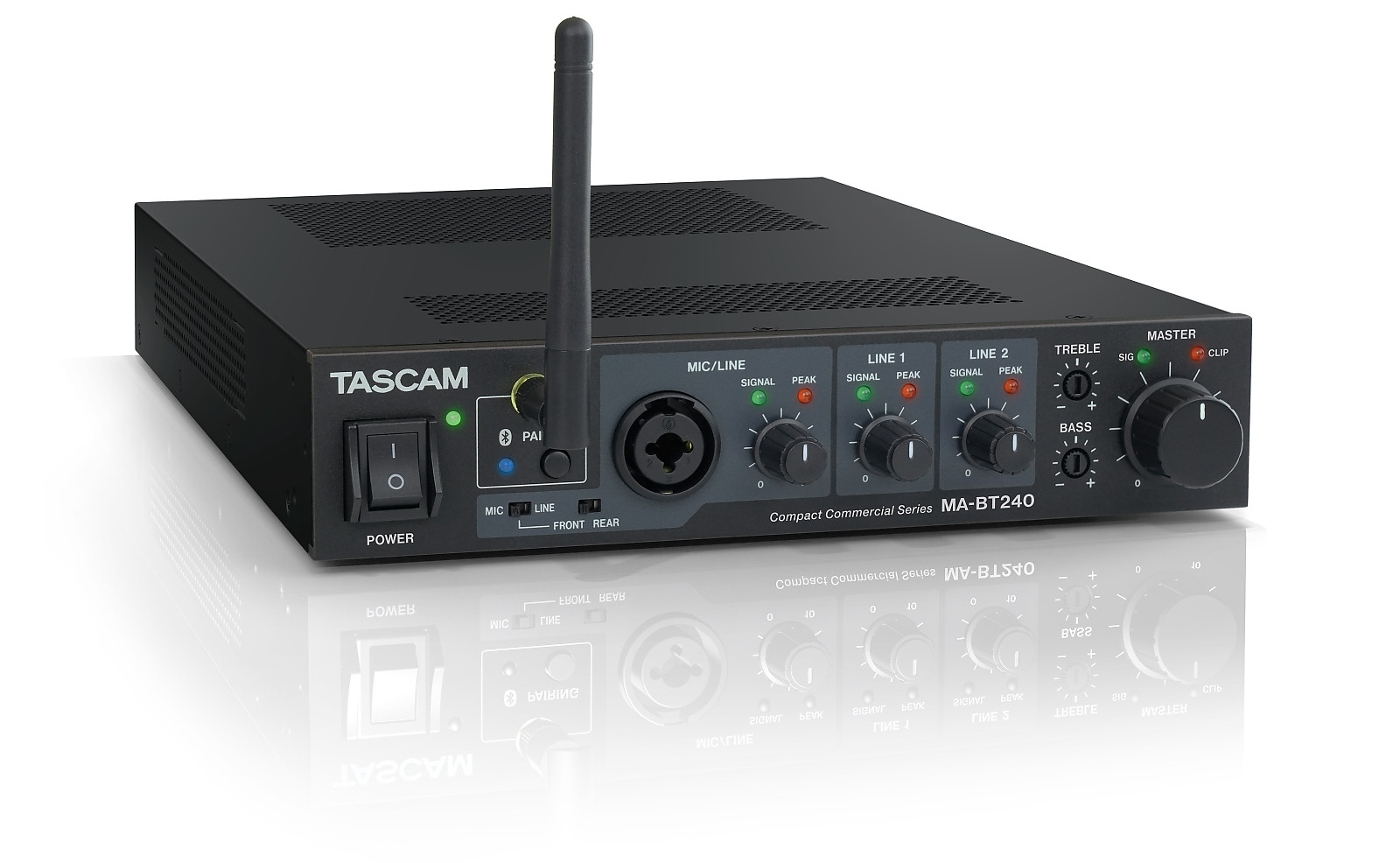 Galerijní obrázek č.1 Dvoukanálové zesilovače TASCAM MA-BT240