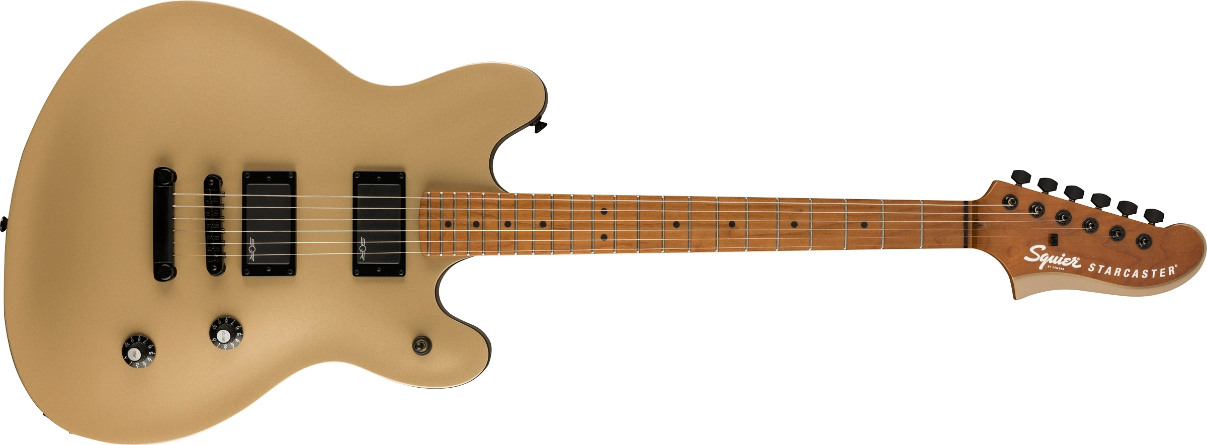 Hlavní obrázek Semiakustické a jazzové FENDER SQUIER Contemporary Active Starcaster - Shoreline Gold