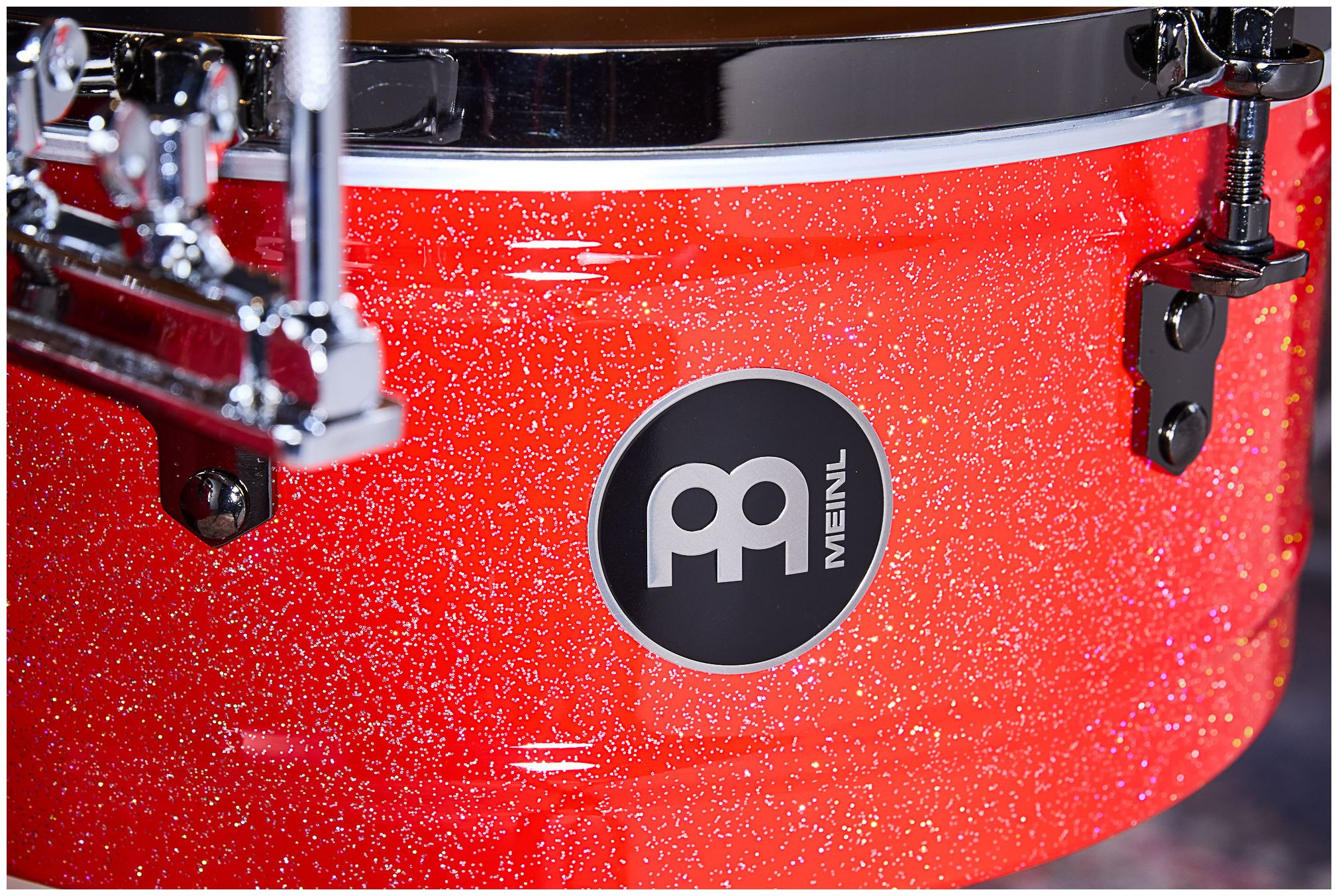 Galerijní obrázek č.2 Timbales MEINL MR1415 Artist Manolito Rodriguez Timbales 14” + 15” - Atomic Red