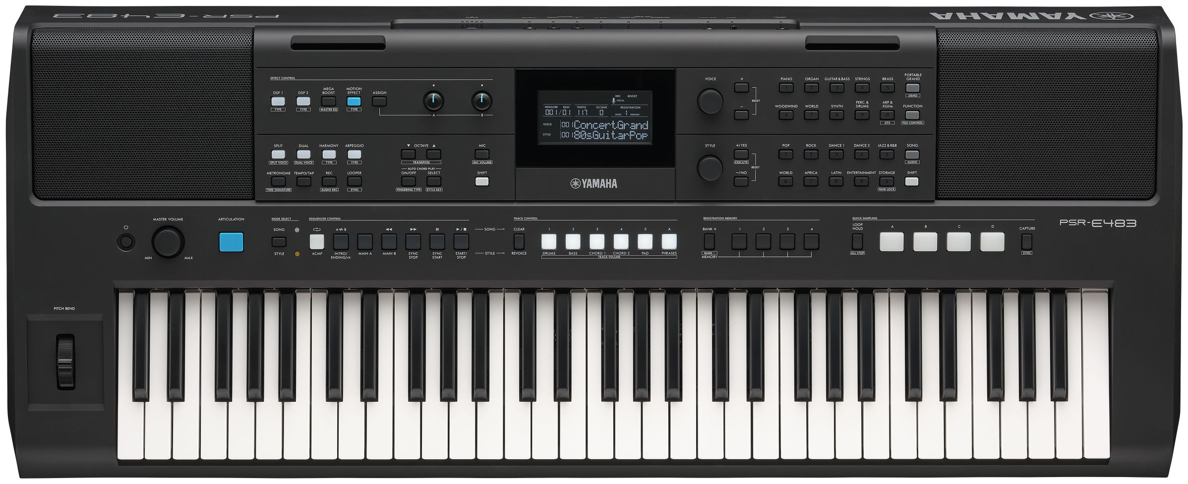 Hlavní obrázek Keyboardy s dynamikou YAMAHA PSR-E483