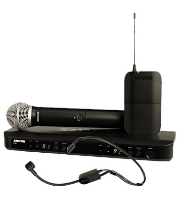 Hlavní obrázek S ručním mikrofonem SHURE BLX1288E/P31 H8E 518 - 542 MHz