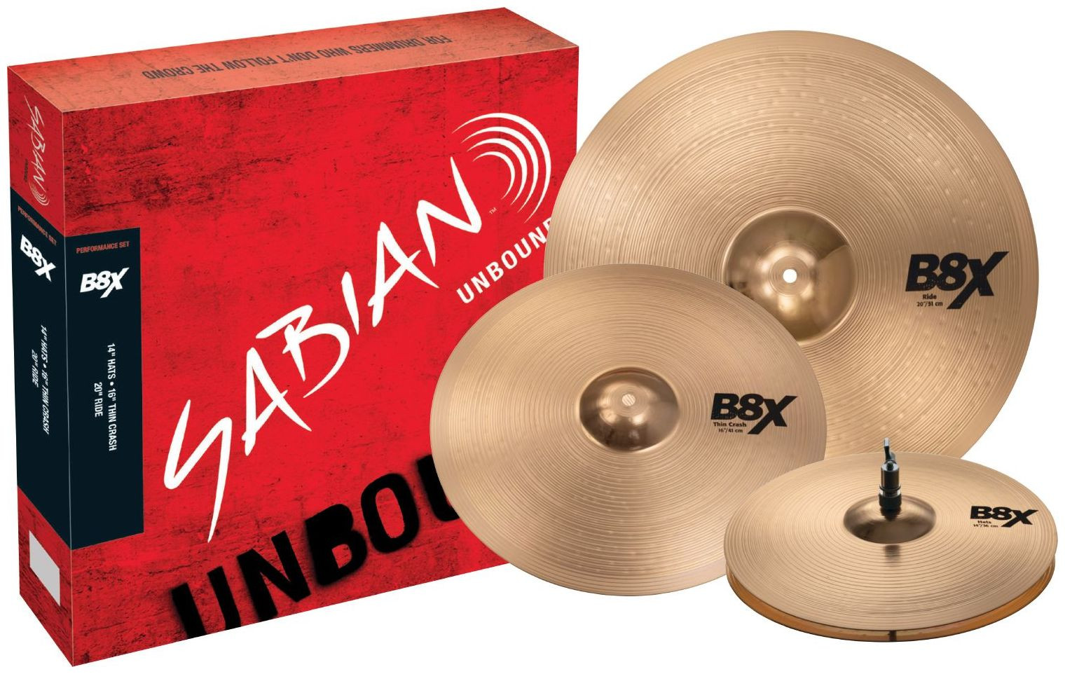 Hlavní obrázek Činely SABIAN B8X Performance Set