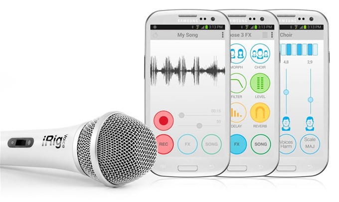 Galerijní obrázek č.4 Kondenzátorové pódiové vokální mikrofony IK MULTIMEDIA iRig Voice - Yellow version