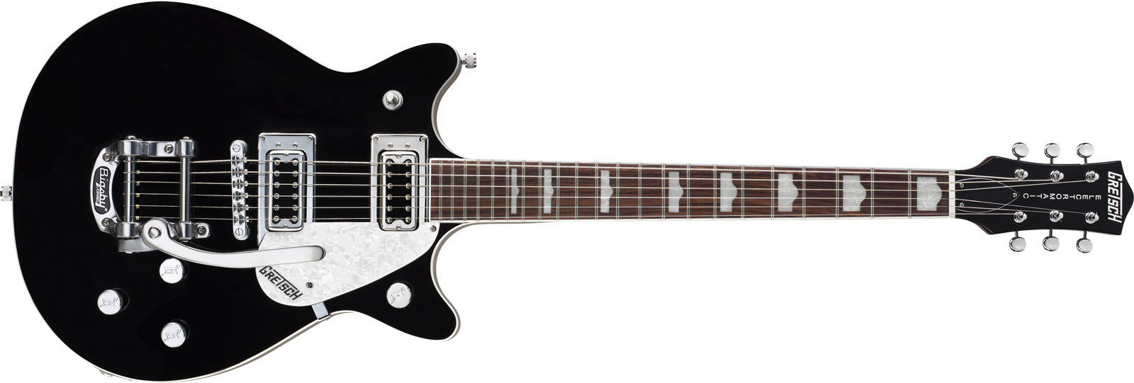 Hlavní obrázek Alternativní GRETSCH G5445T Double Jet with Bibsby, Rosewood Fingerboard - Black