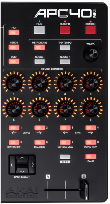 Galerijní obrázek č.3 MIDI kontrolery AKAI APC 40 MK2