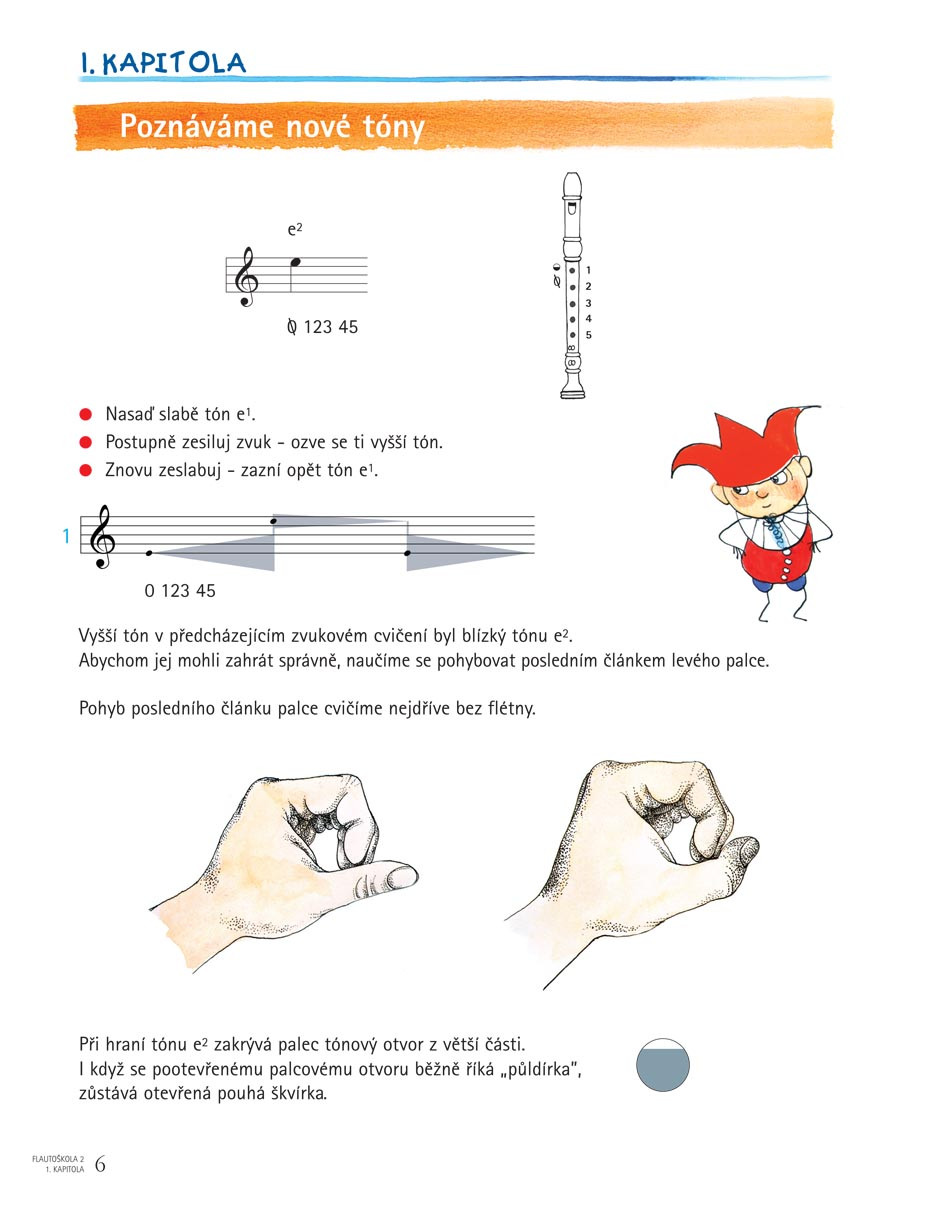 Galerijní obrázek č.2 Zpěvníky a učebnice PUBLIKACE Flautoškola 2 - Eva Kvapilová, Jan Kvapil