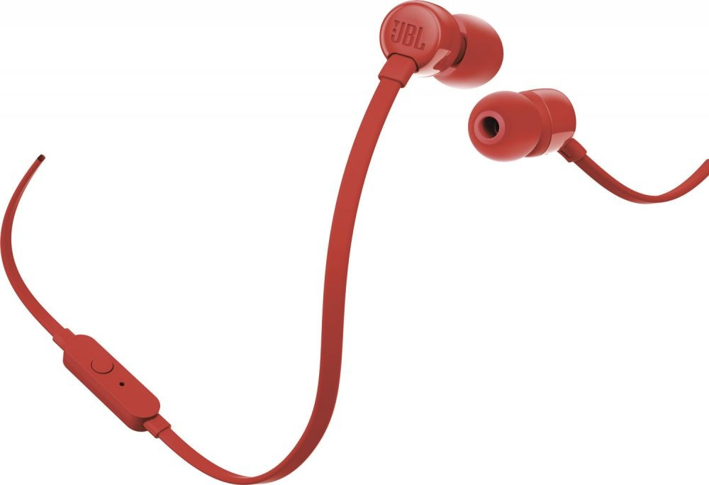 Galerijní obrázek č.2 Do uší (s kabelem) JBL T110 RED