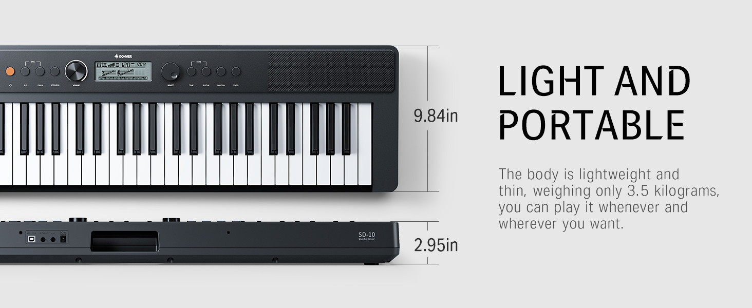 Galerijní obrázek č.6 Stage piana DONNER SD-10