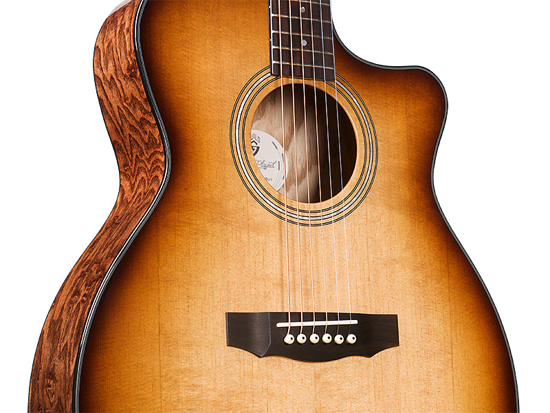 Galerijní obrázek č.3 Akustické kytary a ostatní GUILD OM-260CE Deluxe Burl - Edge Burst