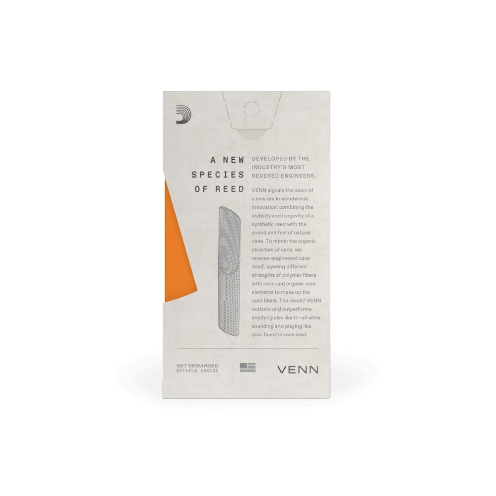 Galerijní obrázek č.2 Tenor saxofon D'ADDARIO VTS0120G2 VENN Gen. 2 - Tenor Saxophone Reed 2.0