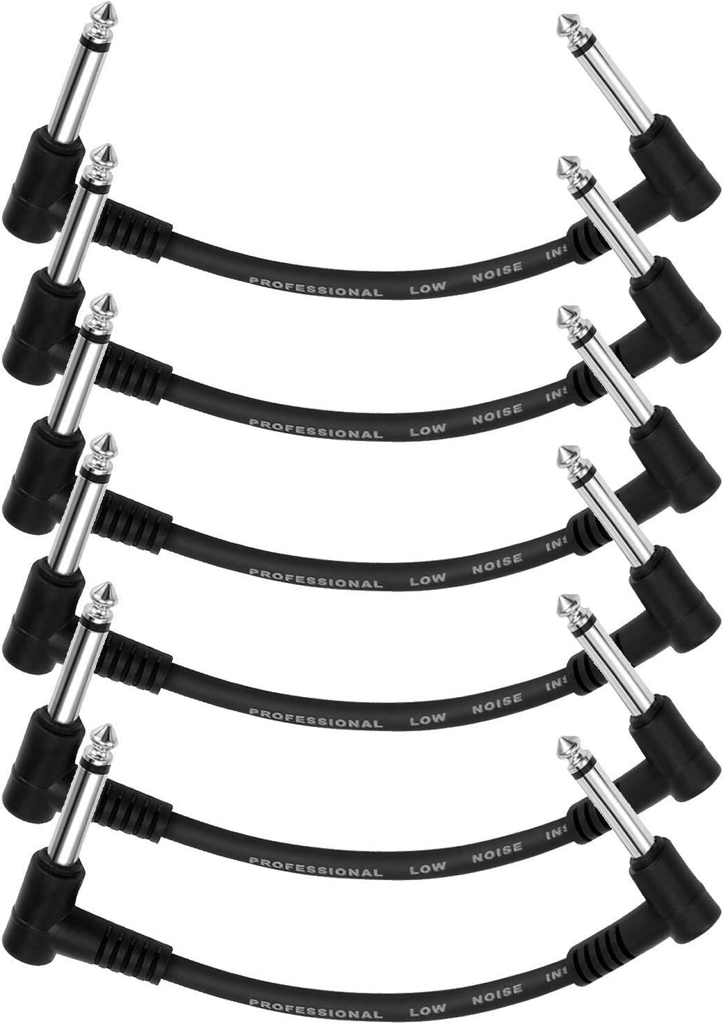 Hlavní obrázek do 1 m DONNER EC1048 Guitar Patch Cable 6-Pack