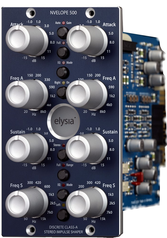 Galerijní obrázek č.1 API 500 a RackPack dynamické procesory ELYSIA nvelope 500