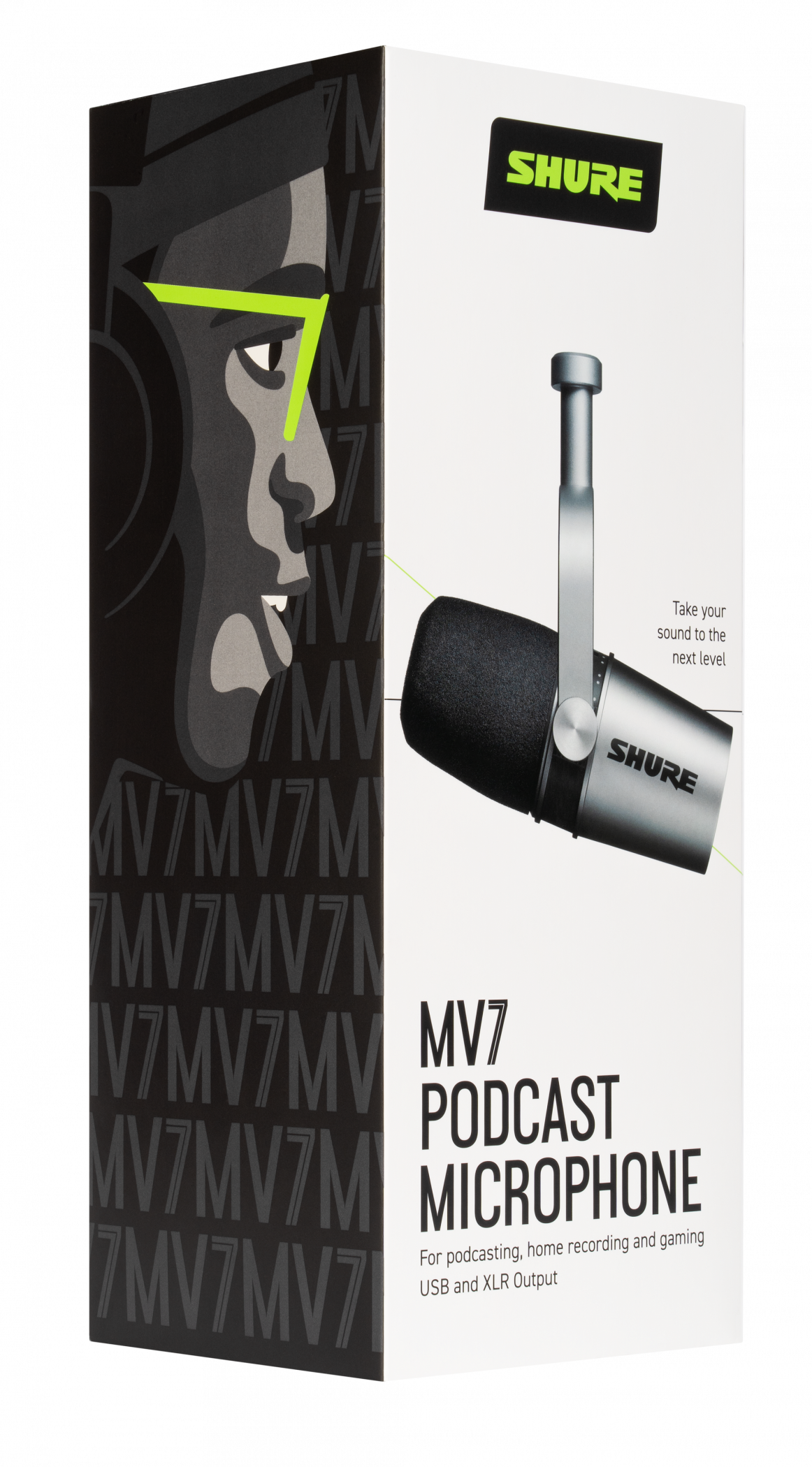 Galerijní obrázek č.3 Mikrofony pro rozhlasové vysílání SHURE MV7-S (silver)