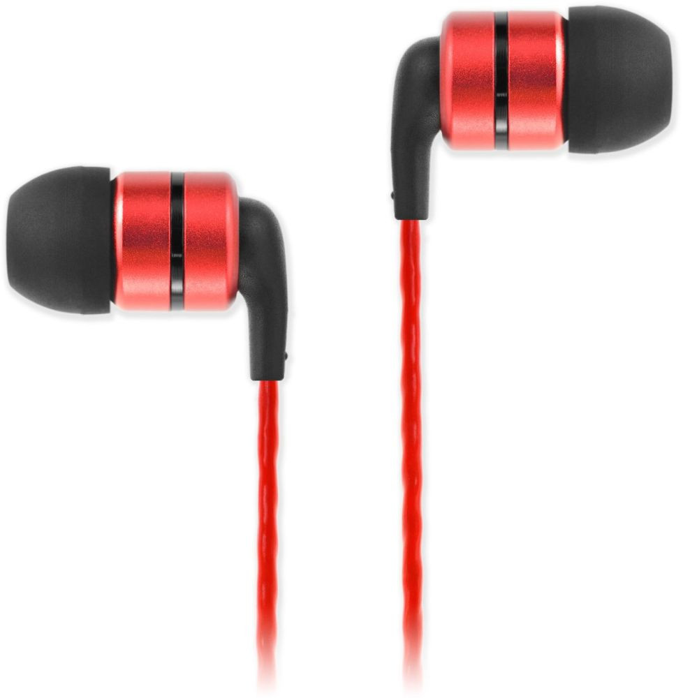 Hlavní obrázek Do uší (s kabelem) SOUNDMAGIC E80 Black Red