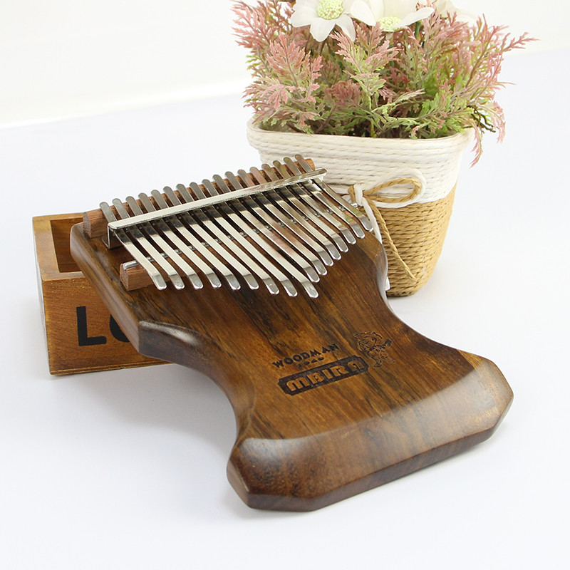 Galerijní obrázek č.3 Perkuse WOODMAN Kalimba MBIRA Gold Silk