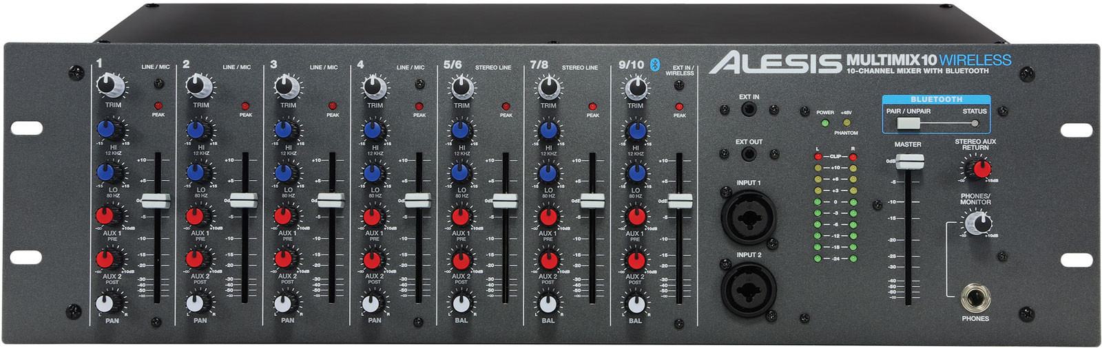 Hlavní obrázek Rackové, zónové a automatické mixážní pulty ALESIS MultiMix 10 Wireless
