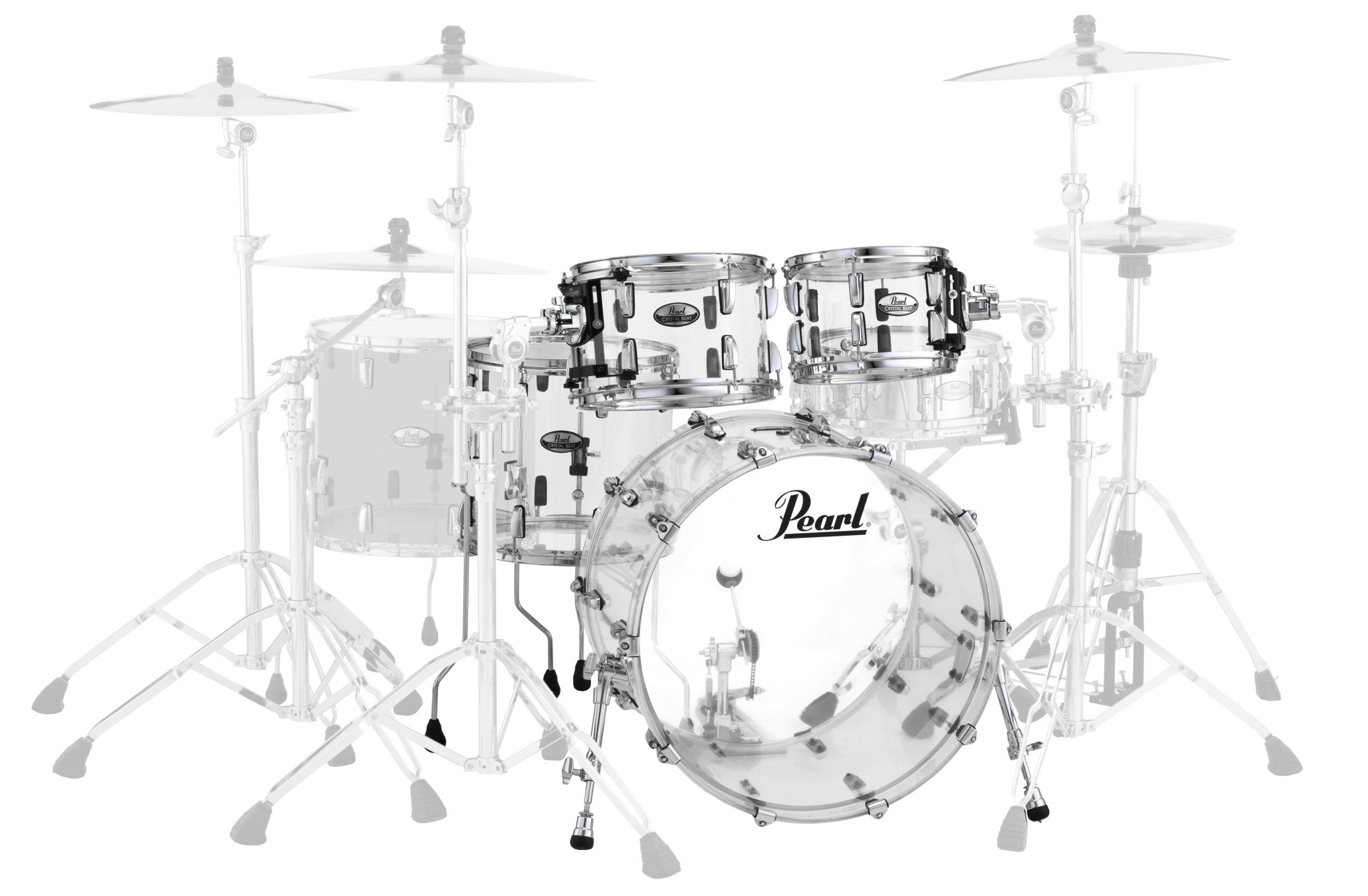 Hlavní obrázek 22“; 10“, 12“; 16“ PEARL CRB524P Crystal Beat - Ultra Clear