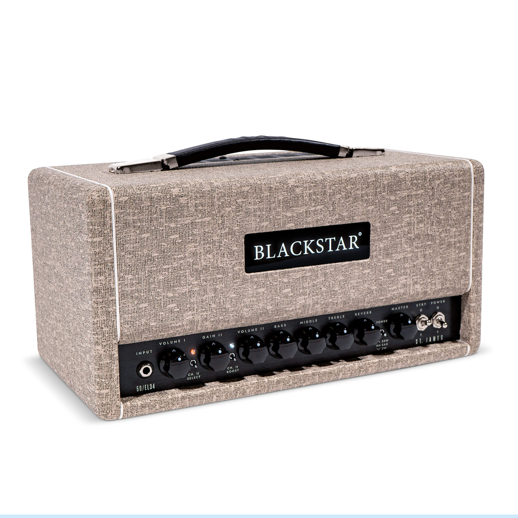 Galerijní obrázek č.2 Lampové zesilovače BLACKSTAR St. James 50 EL34 Head - Fawn