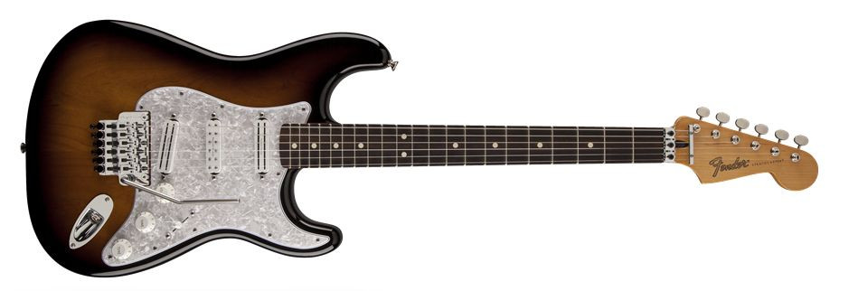 Hlavní obrázek Superstrat FENDER Dave Murray Stratocaster HHH 2-Color Sunburst Rosewood