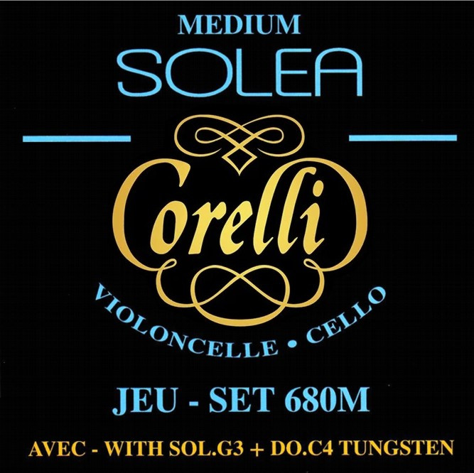 Hlavní obrázek Příslušenství SAVAREZ 680M Corelli Solea Cello Set - Medium