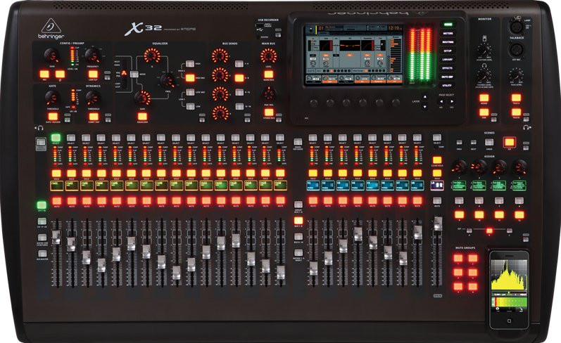Galerijní obrázek č.1 Digitální mixpulty BEHRINGER X32-TP