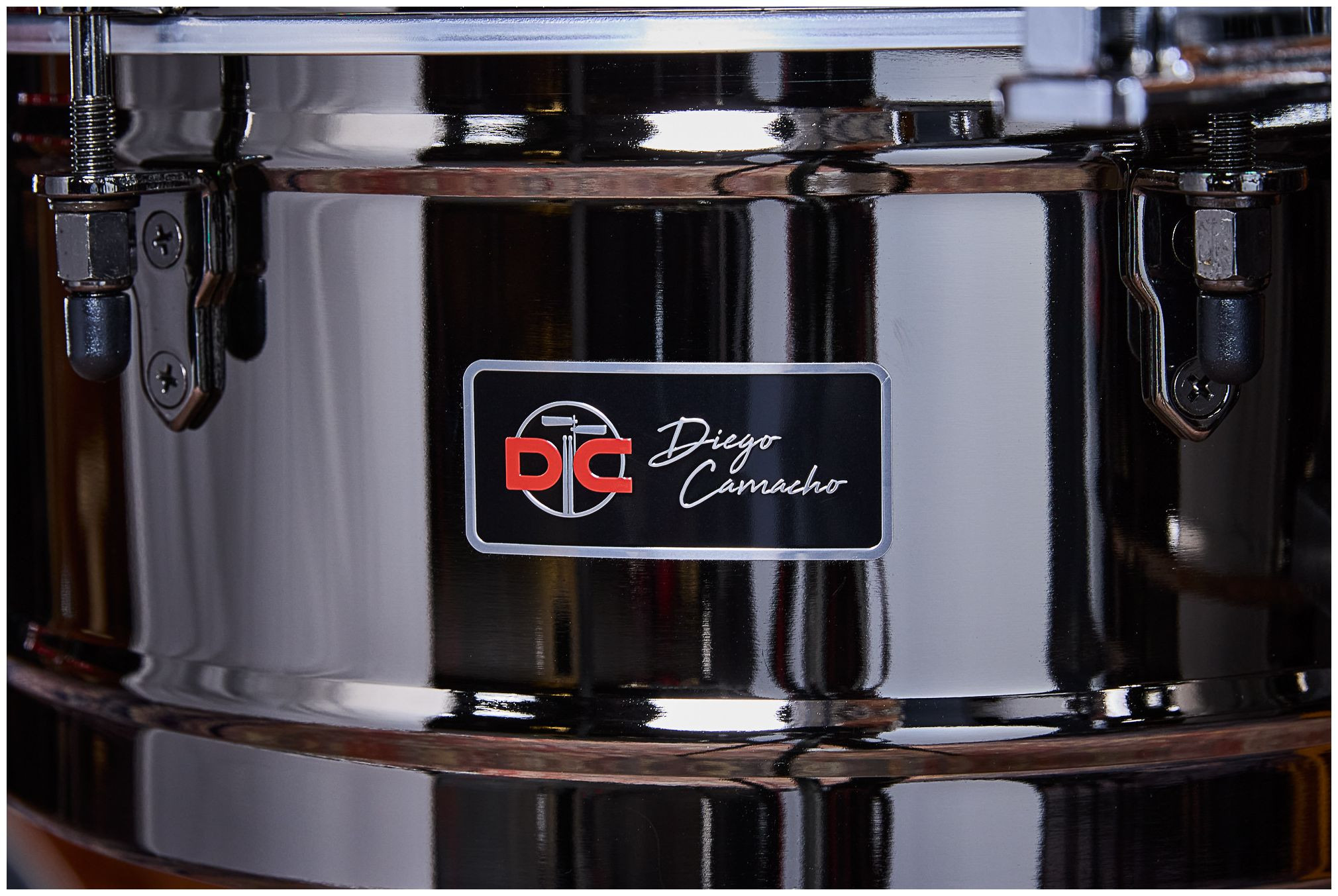 Galerijní obrázek č.1 Timbales MEINL DC1415 Artist Diego Camacho Timbales 14” + 15” - Black Diamond