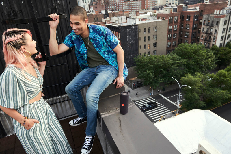 Galerijní obrázek č.12 Přenosné (na ven, na cesty) JBL Flip 5 červený