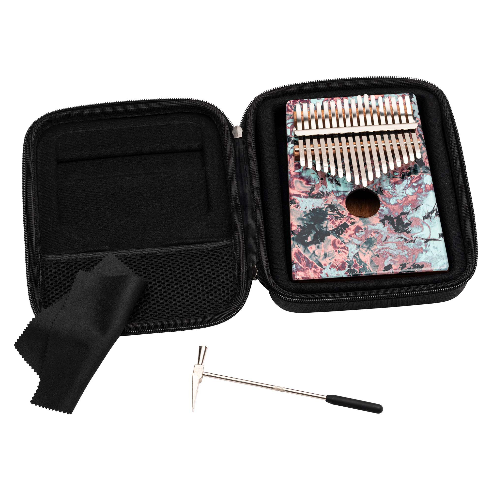 Galerijní obrázek č.3 Kalimby MEINL KA17CR Sound Hole Designer Kalimba - Coral Reef