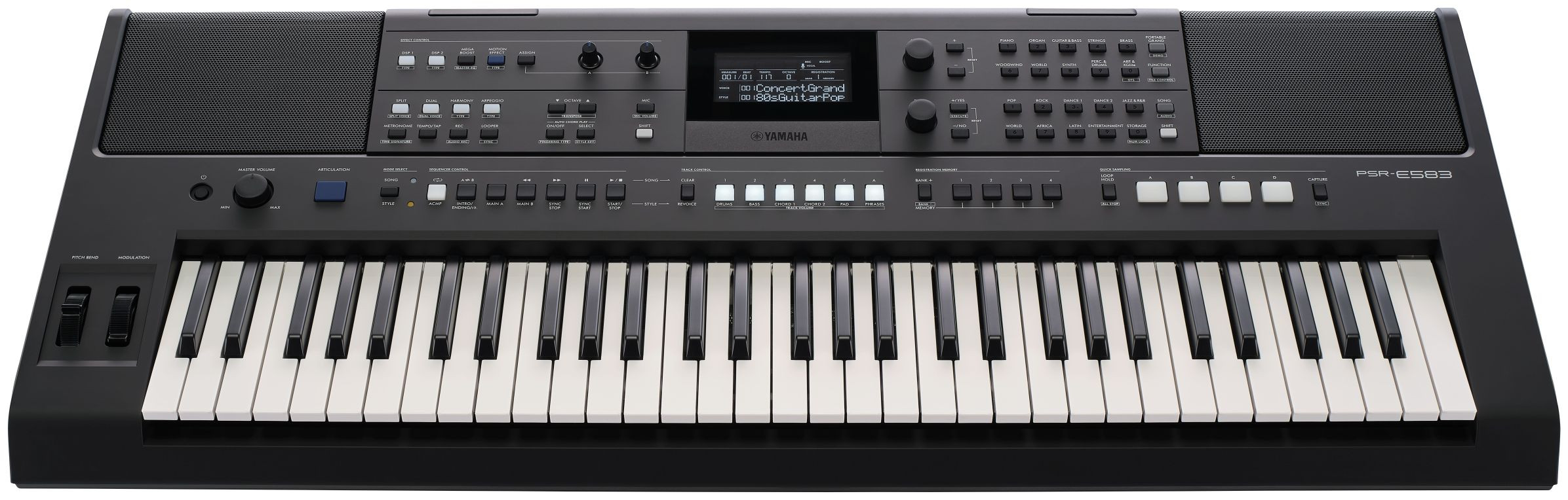 Galerijní obrázek č.3 Keyboardy s dynamikou YAMAHA PSR-E583