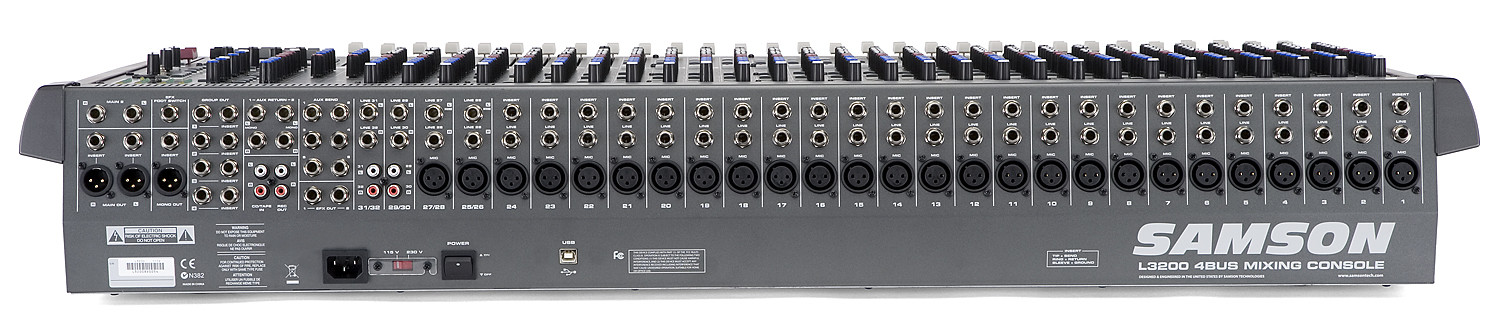 Galerijní obrázek č.1 Mixážní pulty s efektem SAMSON L3200