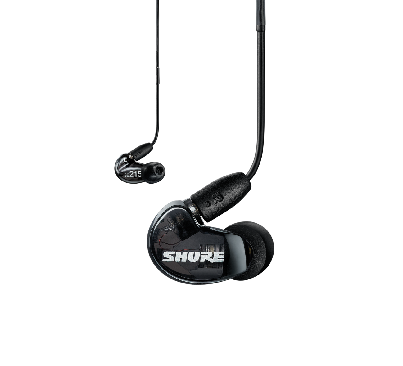Hlavní obrázek Bezdrátová do uší SHURE SE215 - černá in-ear sluchátka Bluetooth s RMCE-BT2