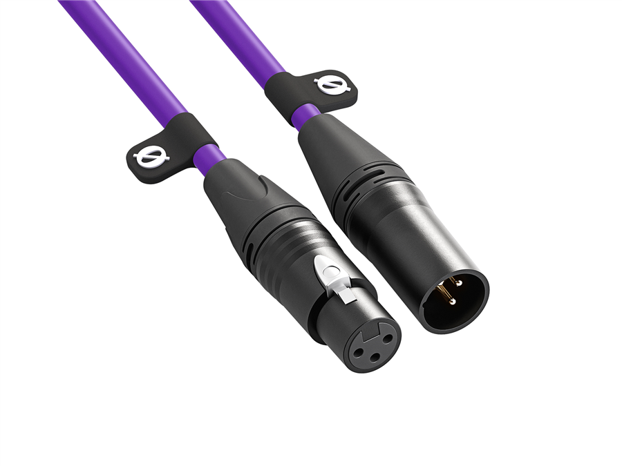 Galerijní obrázek č.1 XLR F - XLR M RODE XLR CABLE-3m purple