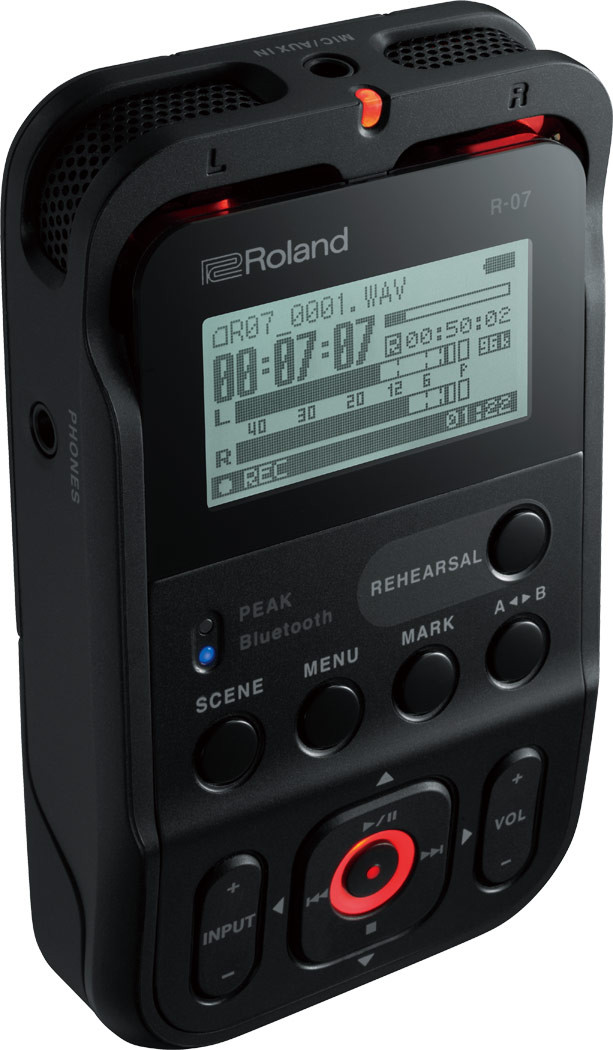 Hlavní obrázek Stereo rekordéry přenosné ROLAND R-07 Black