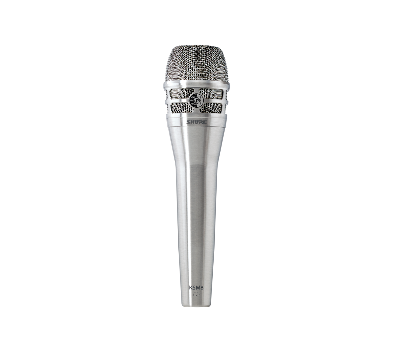Galerijní obrázek č.3 Dynamické pódiové vokální mikrofony SHURE KSM8 Nickel