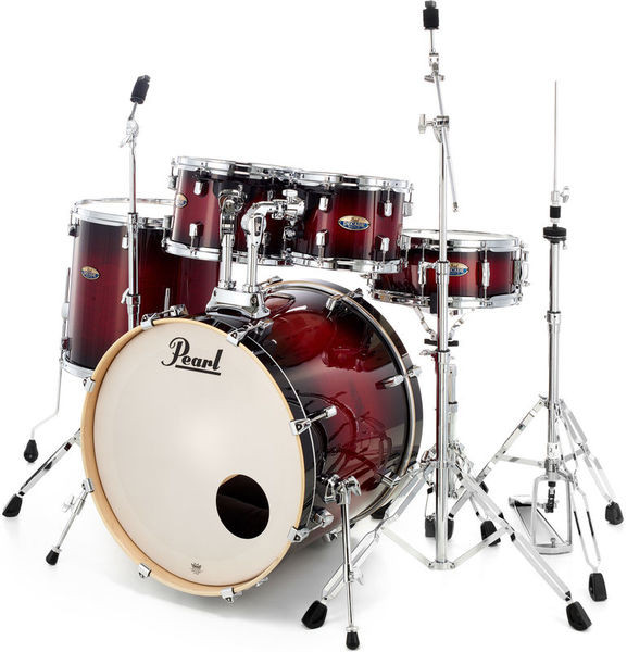 Hlavní obrázek 22“; 10“, 12“; 16“ PEARL DMP925S Decade Maple - Gloss Deep Red Burst