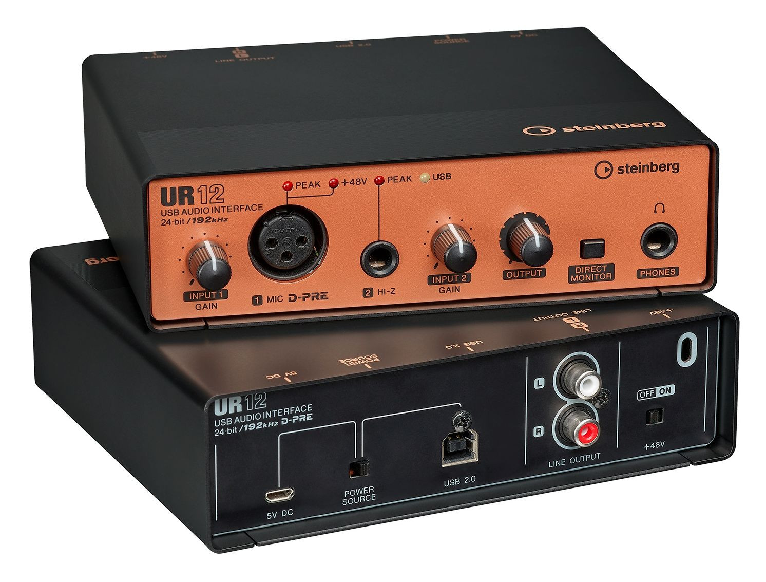 Galerijní obrázek č.1 USB zvukové karty STEINBERG UR12 B