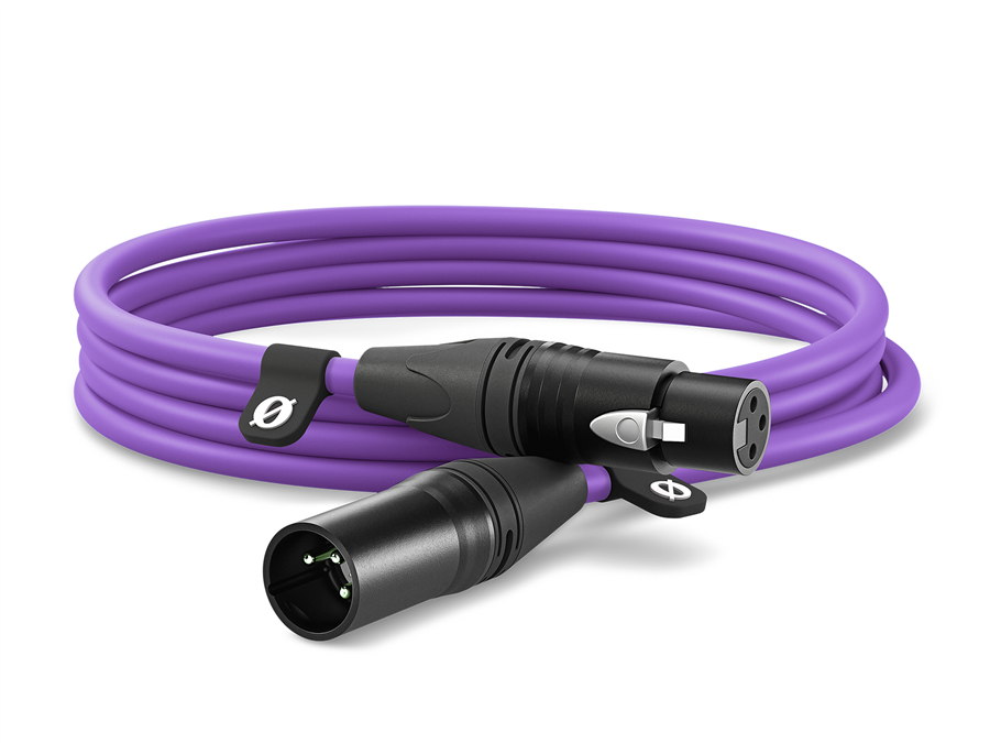 Hlavní obrázek XLR F - XLR M RODE XLR CABLE-3m purple
