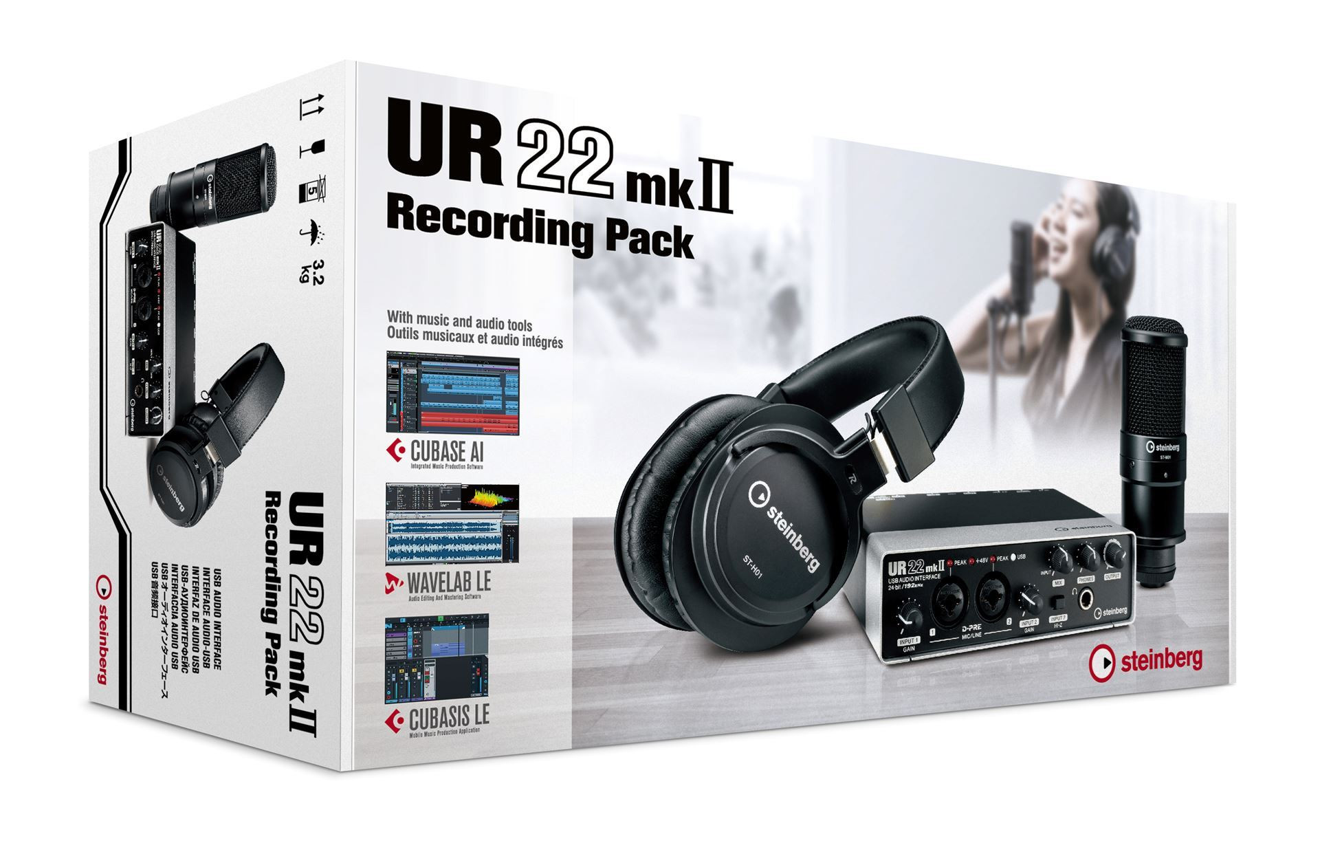 Hlavní obrázek USB zvukové karty STEINBERG UR22mkII Recording Pack