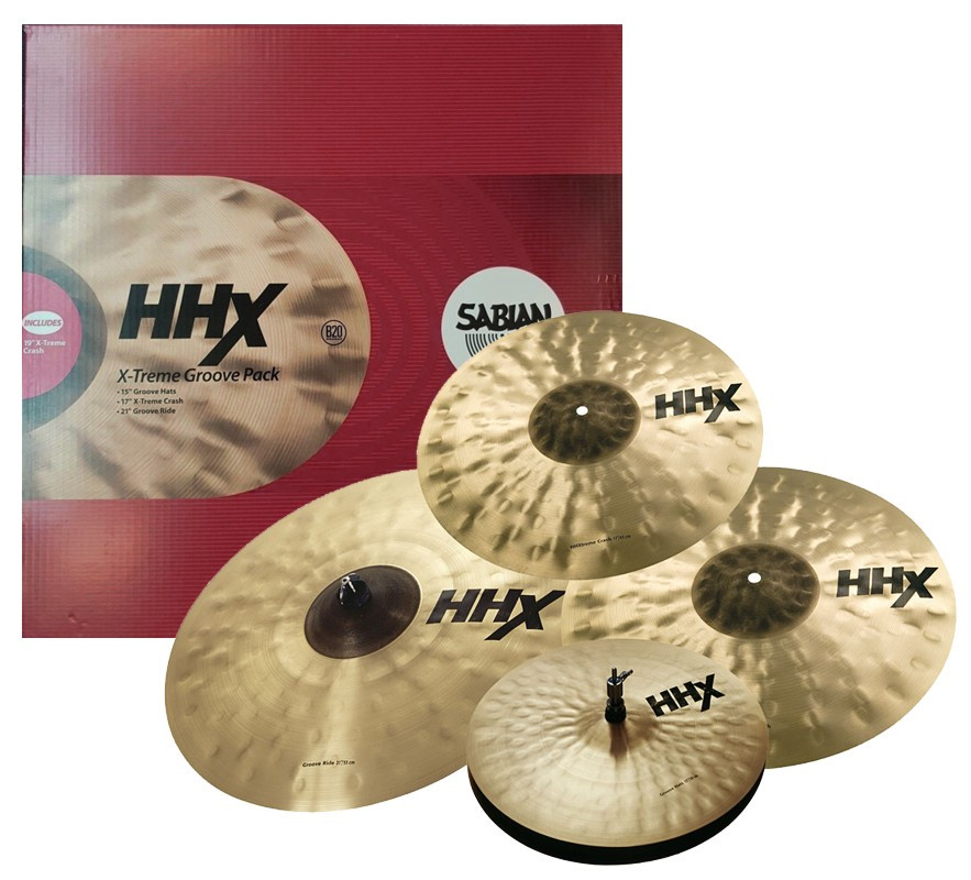 Hlavní obrázek Činelové sady SABIAN HHX X-Treme Groove Cymbal Pack