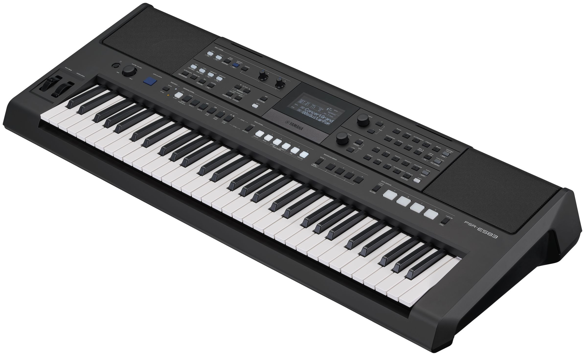 Galerijní obrázek č.1 Keyboardy s dynamikou YAMAHA PSR-E583