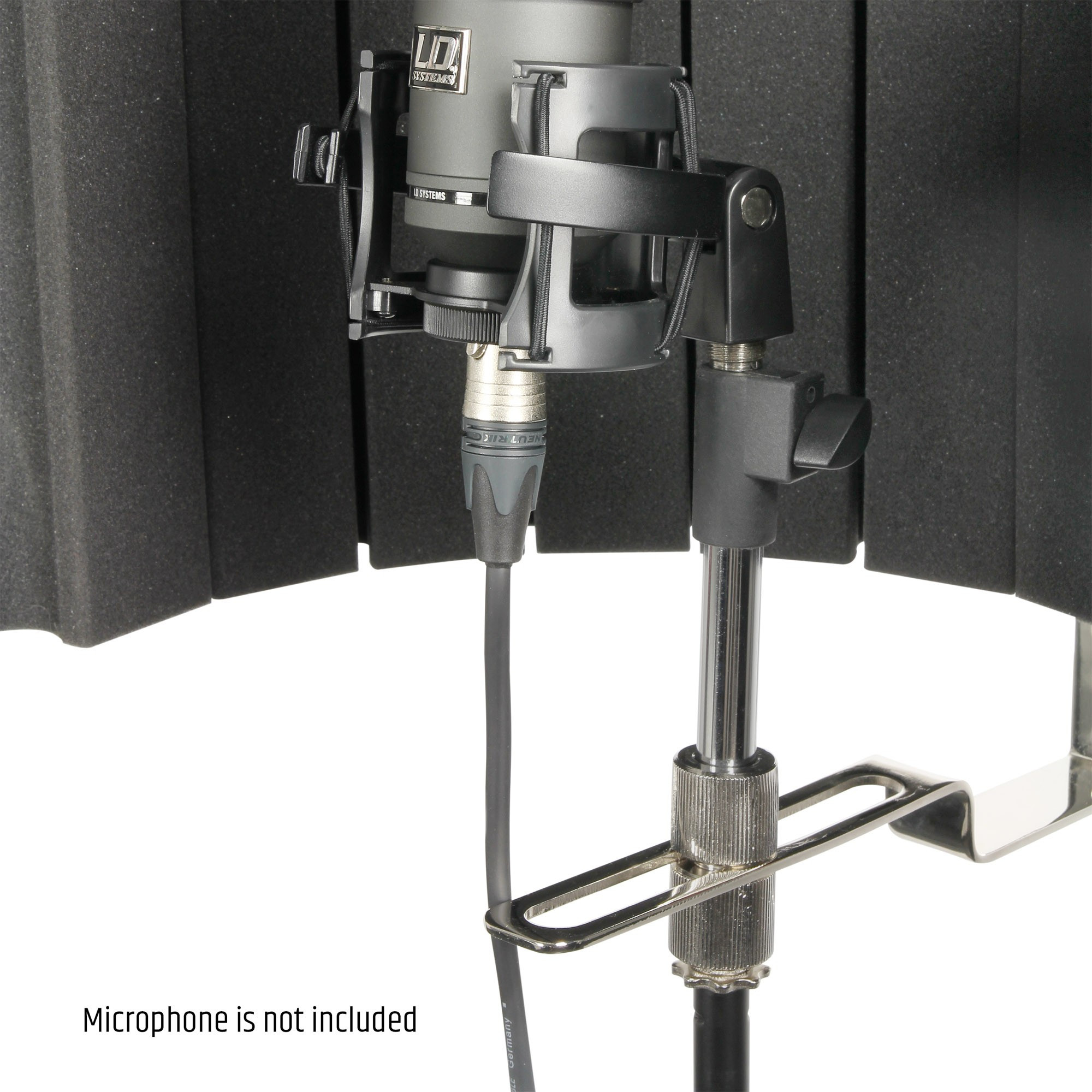 Galerijní obrázek č.4 Akustická izolace pro mikrofony ADAM HALL Stands RF1