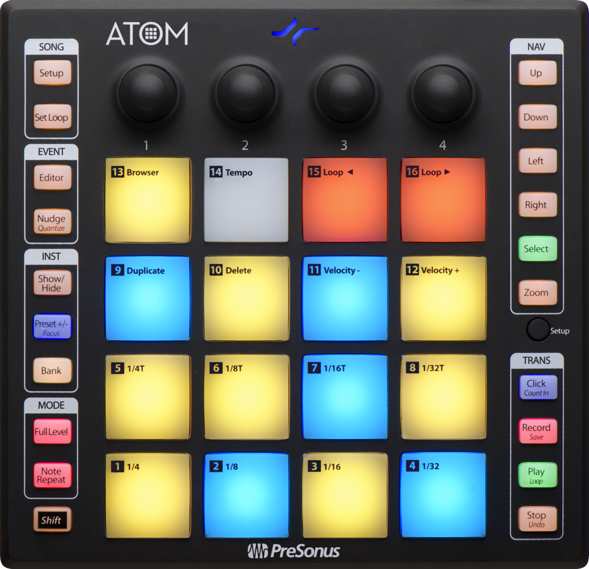 Hlavní obrázek MIDI kontrolery PRESONUS ATOM
