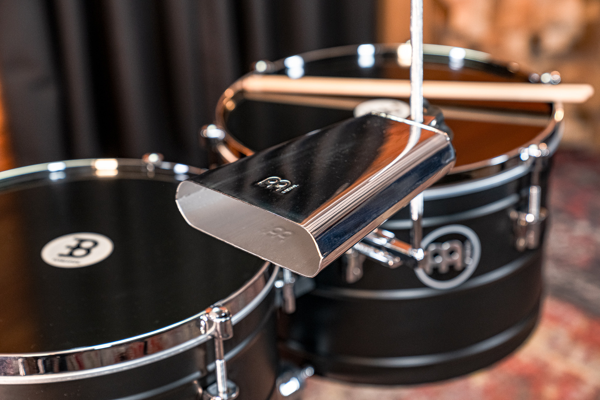 Galerijní obrázek č.2 Cowbells MEINL STB750-CH Salsa Timbales Cowbell 7 1/2”