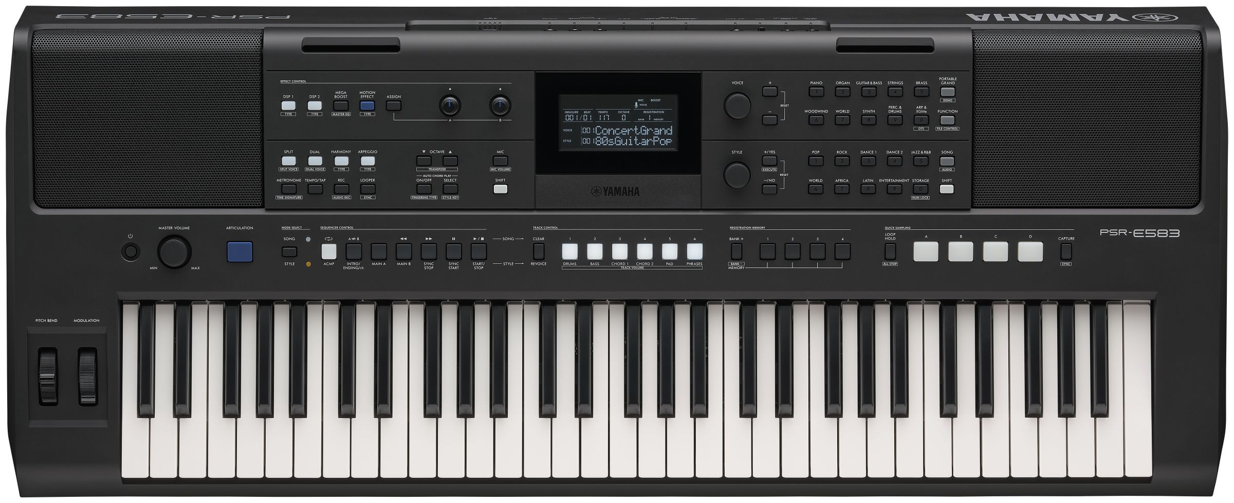 Hlavní obrázek Keyboardy s dynamikou YAMAHA PSR-E583