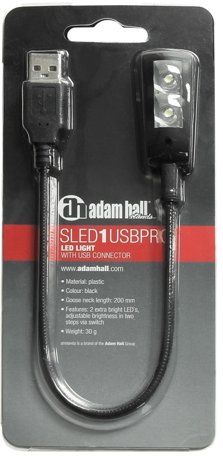 Galerijní obrázek č.3 Lampičky ADAM HALL SLED 1 USB PRO
