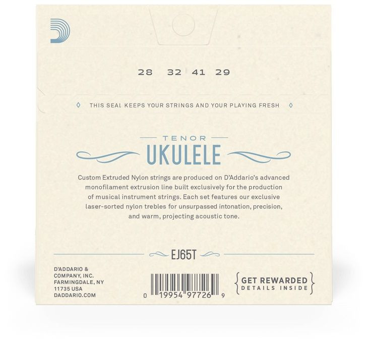 Galerijní obrázek č.1 Tenorové D'ADDARIO EJ65T