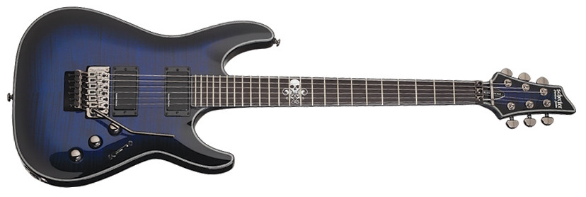 Hlavní obrázek Superstrat SCHECTER Blackjack SLS C-1 FR-Act, Ebony Fingerboard - See-Thru Blue Burst