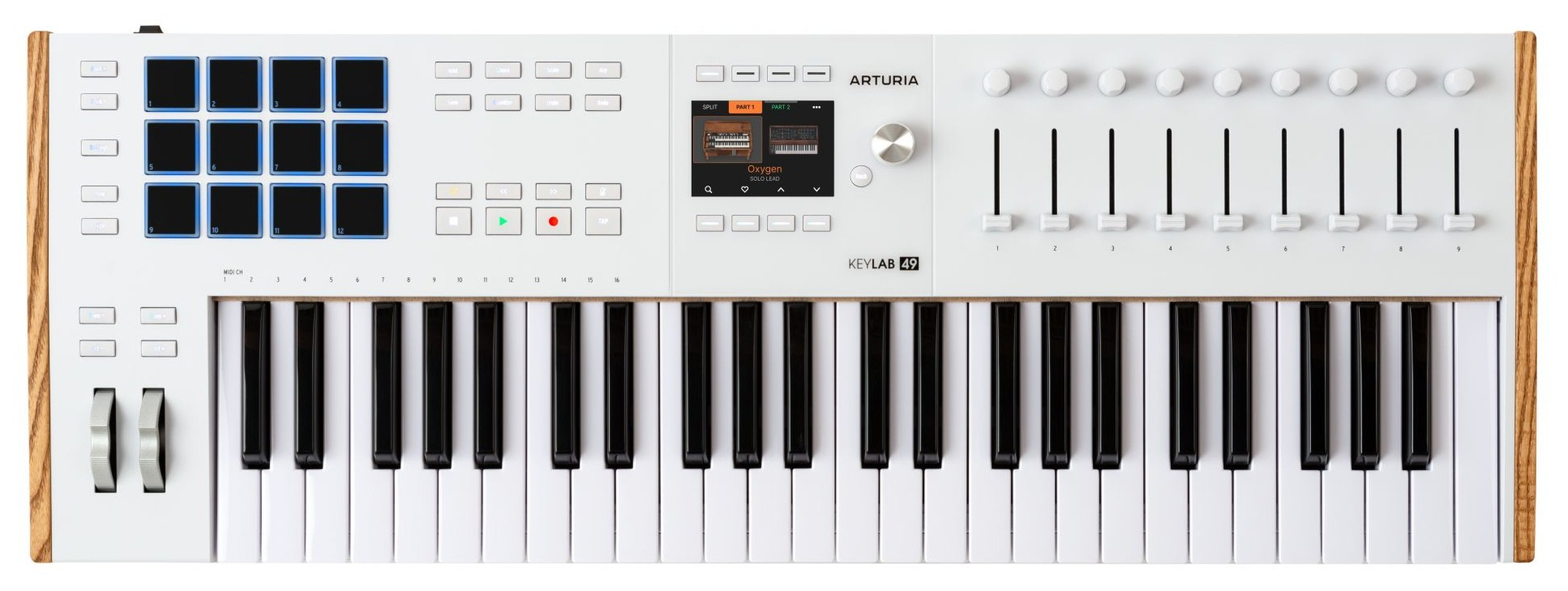 Hlavní obrázek Keyboardy/Klávesy/Kontrolery ARTURIA KeyLab 49 mk3 - White