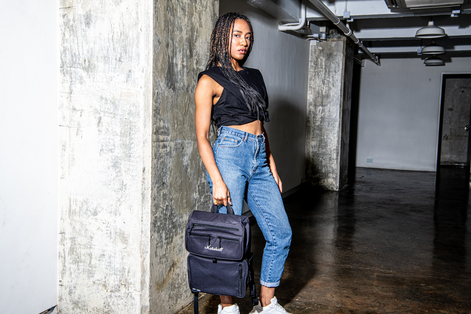 Galerijní obrázek č.7 Batohy MARSHALL Underground Rocksack Black/White