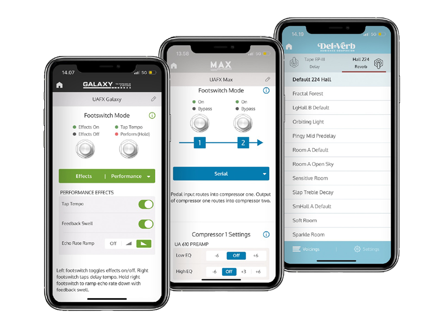 Galerijní obrázek č.4 Delay a echo UNIVERSAL AUDIO UAFX Galaxy '74 Tape Echo & Reverb
